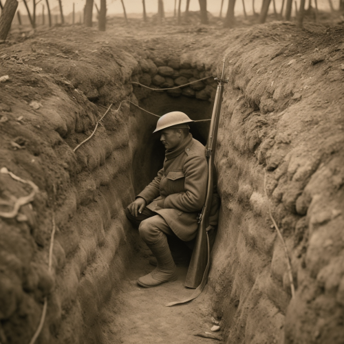 Veronica_Glenne_lone_US_soldier_in_the_trenches_of_world_war_on_9f986d72-5785-419b-a1e9-48edb8c68835